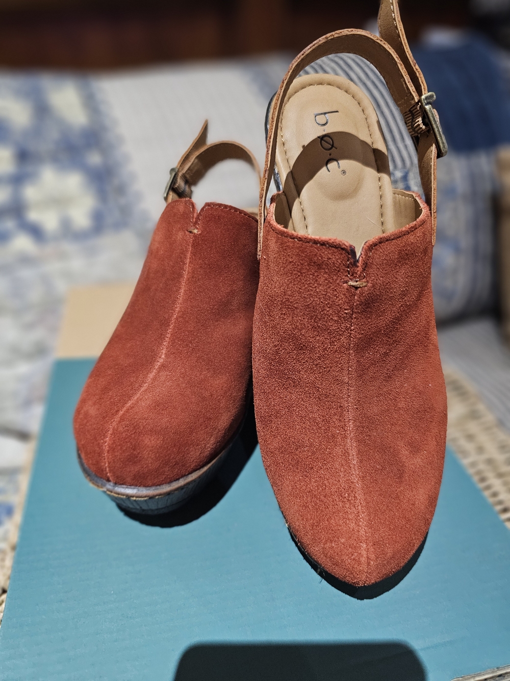 boc Women's Rust Suede Slingback Clog